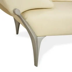 Pamono 1600 Two-Seater Cream Sofa in Leather from Rolf Benz Hot