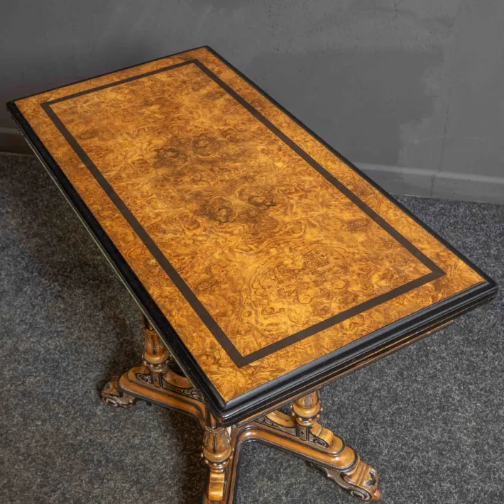Pamono Aesthetic Movement Card Table in Walnut Clearance