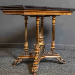 Pamono Aesthetic Movement Card Table in Walnut Clearance