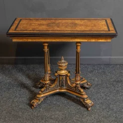 Pamono Aesthetic Movement Card Table in Walnut Clearance