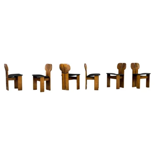 Pamono Africa Dining Chairs by Tobia & Afra Scarpa for Maxalto, 1976, Set of 6 Discount