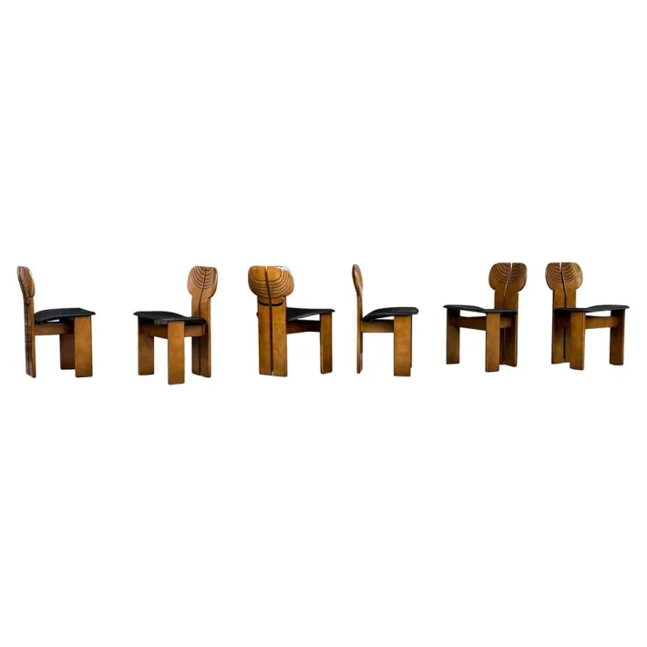 Pamono Africa Dining Chairs by Tobia & Afra Scarpa for Maxalto, 1976, Set of 6 Discount