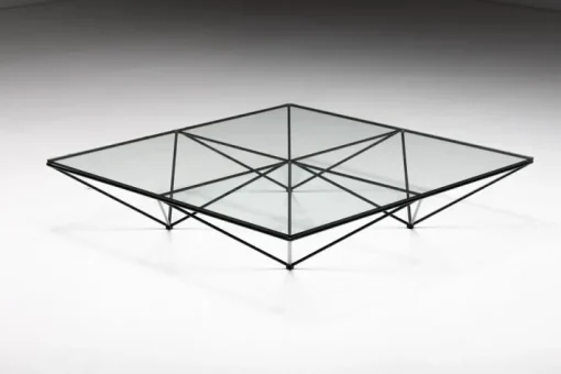 Pamono Alanda Square Coffee Table by Paolo Piva for B&b Italia, 1980s Outlet
