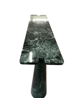Pamono Alps Green Marble Eros Console by Angelo Mangiarotti for Skipper, 1990s Clearance