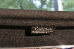 Pamono Aluminum Chairs in Hopsak Black by Charles and Ray Eames for Vitra, Set of 4 Discount