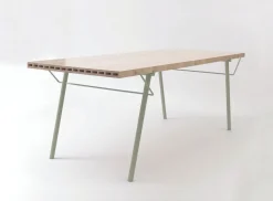 Pamono Alveo Outdoor Table with Solid Honeycomb Wood Top Sale