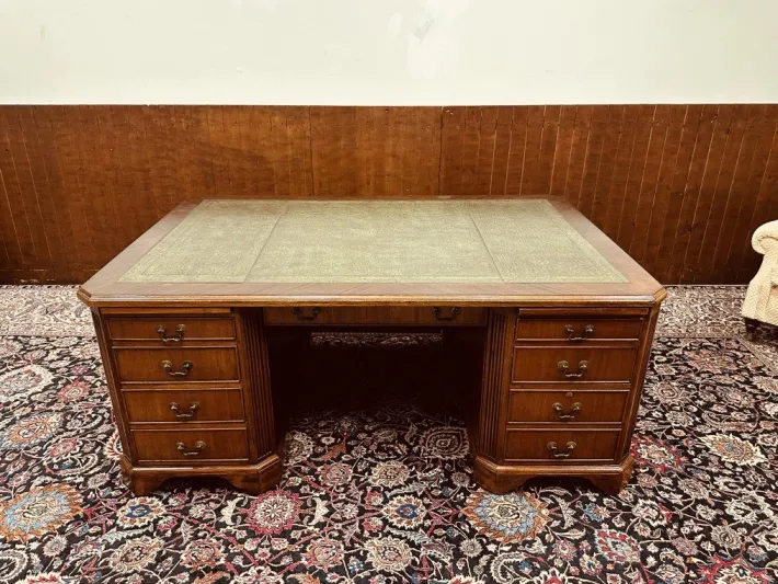 Pamono American Desk with Back Panel