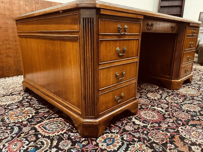 Pamono American Desk with Back Panel