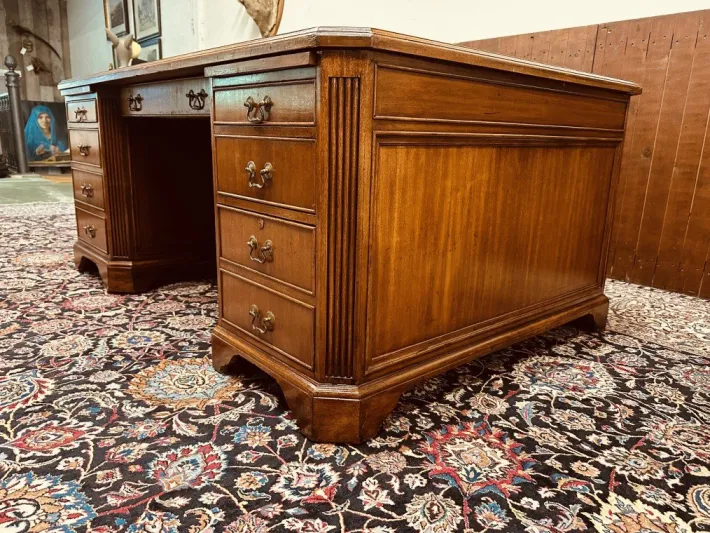 Pamono American Desk with Back Panel