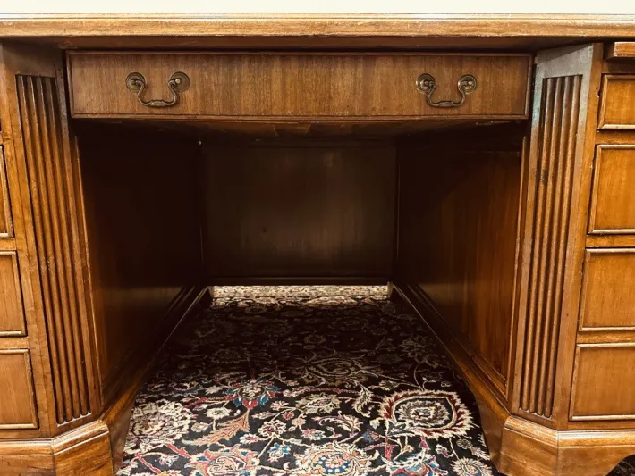 Pamono American Desk with Back Panel