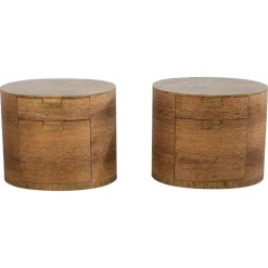 Pamono Amphora Bedside Tables attributed to Antonio Citterio for Maxalto, Set of 2 Online