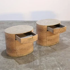 Pamono Amphora Bedside Tables attributed to Antonio Citterio for Maxalto, Set of 2 Online