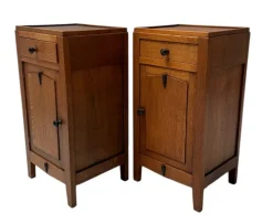 Pamono Amsterdam School Art Deco Nightstands, 1920s, Set of 2