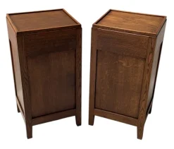 Pamono Amsterdam School Art Deco Nightstands, 1920s, Set of 2