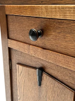 Pamono Amsterdam School Art Deco Nightstands, 1920s, Set of 2