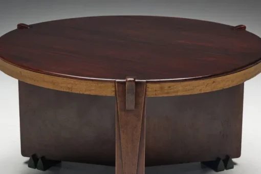 Pamono Amsterdam School Table by Hildo Krop, 1920s Hot