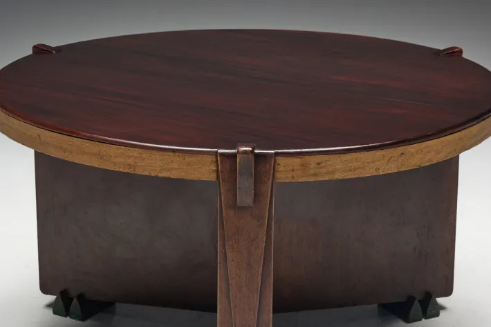 Pamono Amsterdam School Table by Hildo Krop, 1920s Hot