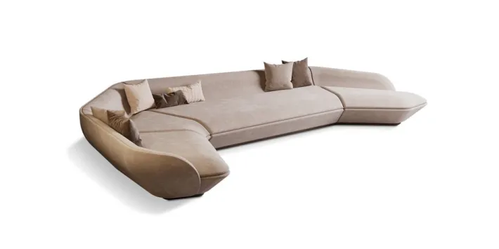 Pamono Antelope Canyon Corner Sofa by Alma De Luce Clearance