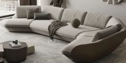 Pamono Antelope Canyon Corner Sofa by Alma De Luce Clearance