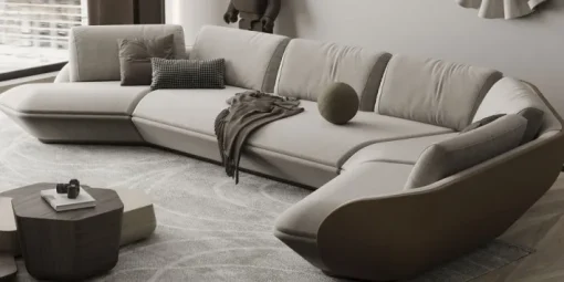 Pamono Antelope Canyon Corner Sofa by Alma De Luce Clearance