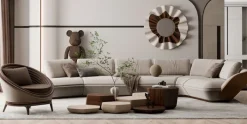 Pamono Antelope Canyon Corner Sofa by Alma De Luce Clearance