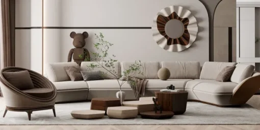 Pamono Antelope Canyon Corner Sofa by Alma De Luce Clearance