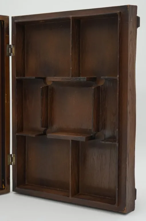 Pamono Antique Anglo-Dutch Willem II Cigar Shop Counter Display Cabinet in Glazed Oak Online