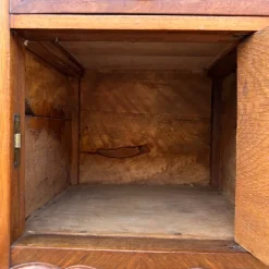 Pamono Antique Art Nouveau Nightstand in Walnut & Marble, 1900s Outlet