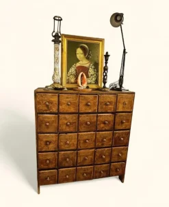 Pamono Antique Bank of Shop 25 Drawers Clearance