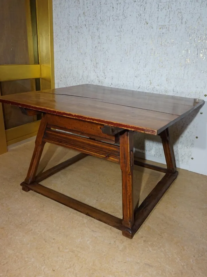 Pamono Antique Bankers Table or Merchants Table, 1800s Hot