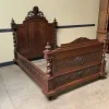 Pamono Antique Bed in Solid Oak New