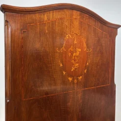 Pamono Antique Bed in Walnut Inlaid New