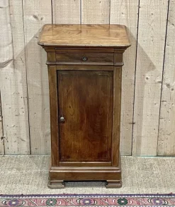 Pamono Antique Bedside Table in Fruit Wood, 1890s Hot