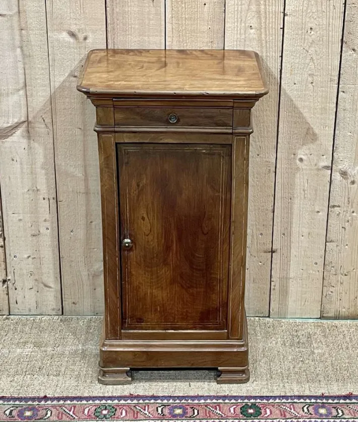 Pamono Antique Bedside Table in Fruit Wood, 1890s Hot