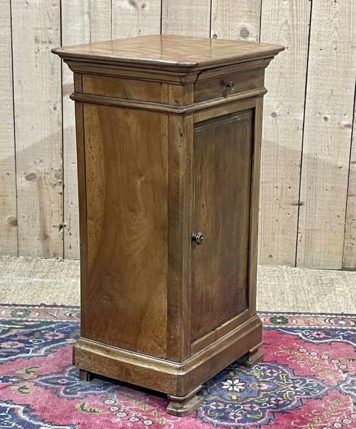 Pamono Antique Bedside Table in Fruit Wood, 1890s Hot