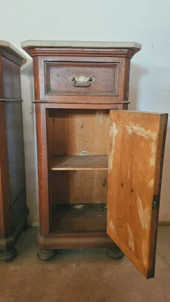 Pamono Antique Bedside Tables, 1890s, Set of 2