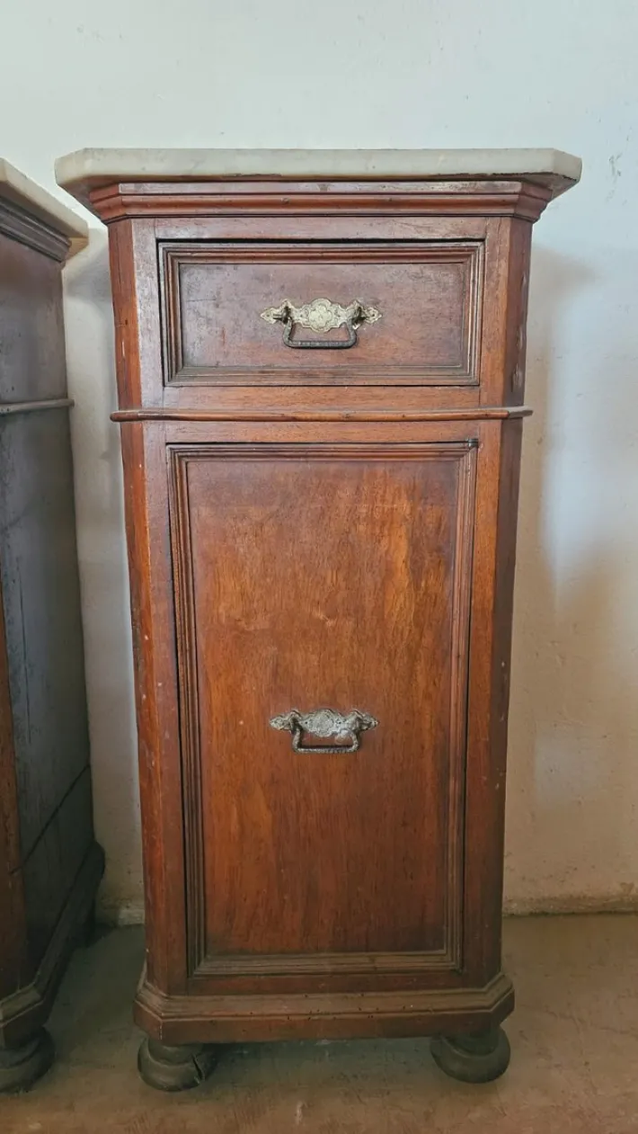 Pamono Antique Bedside Tables, 1890s, Set of 2