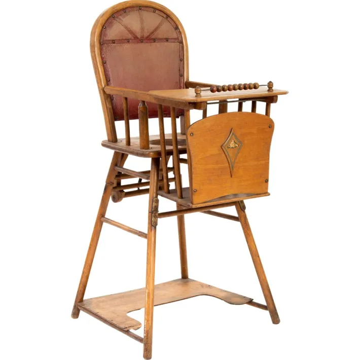 Pamono Antique Beechwood Children's Chair, 1910s Clearance