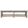 Pamono Antique Bench in Patinated Wood Sale