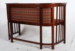 Pamono Antique Bentwood Settee by Josef Hoffmann for Thonet Hot