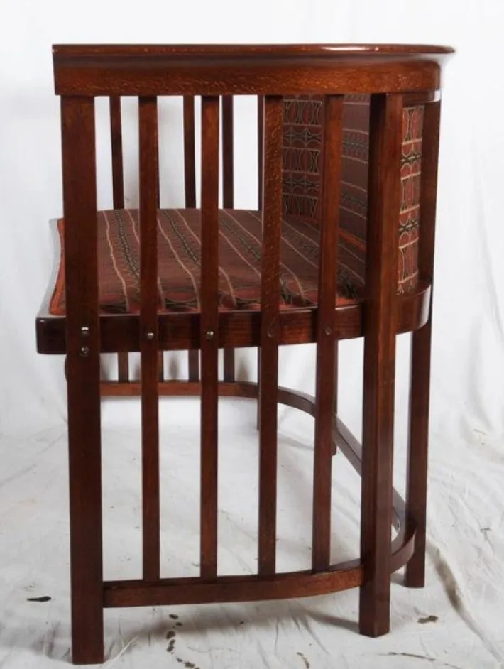 Pamono Antique Bentwood Settee by Josef Hoffmann for Thonet Hot