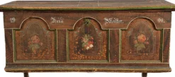 Pamono Antique Bevelled Softwood Chest, 1900 Best