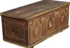 Pamono Antique Bevelled Softwood Chest, 1900 Best