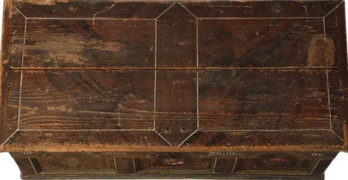 Pamono Antique Bevelled Softwood Chest, 1900 Best
