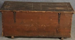 Pamono Antique Bevelled Softwood Chest, 1900 Best