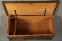 Pamono Antique Bevelled Softwood Chest, 1900 Best