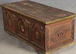 Pamono Antique Bevelled Softwood Chest, 1900 Best