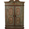 Pamono Antique Bevelled Softwood Cabinet, 1800 Best