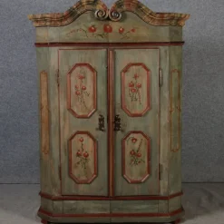 Pamono Antique Bevelled Softwood Cabinet, 1800 Best