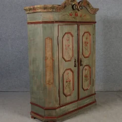 Pamono Antique Bevelled Softwood Cabinet, 1800 Best